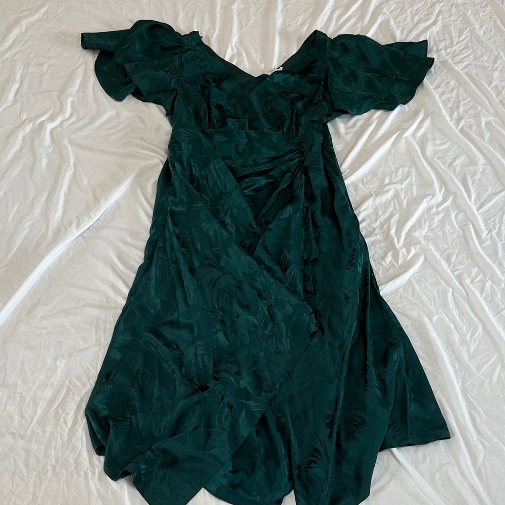 Tanya Taylor women’s elegant formal emerald green dress size 22